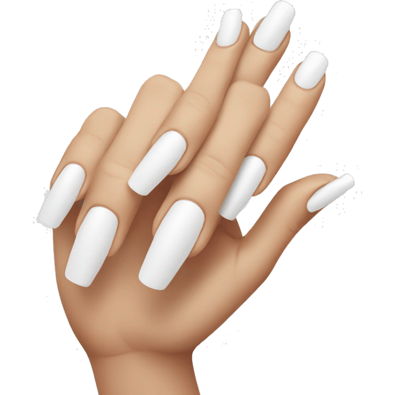 white nails emoji