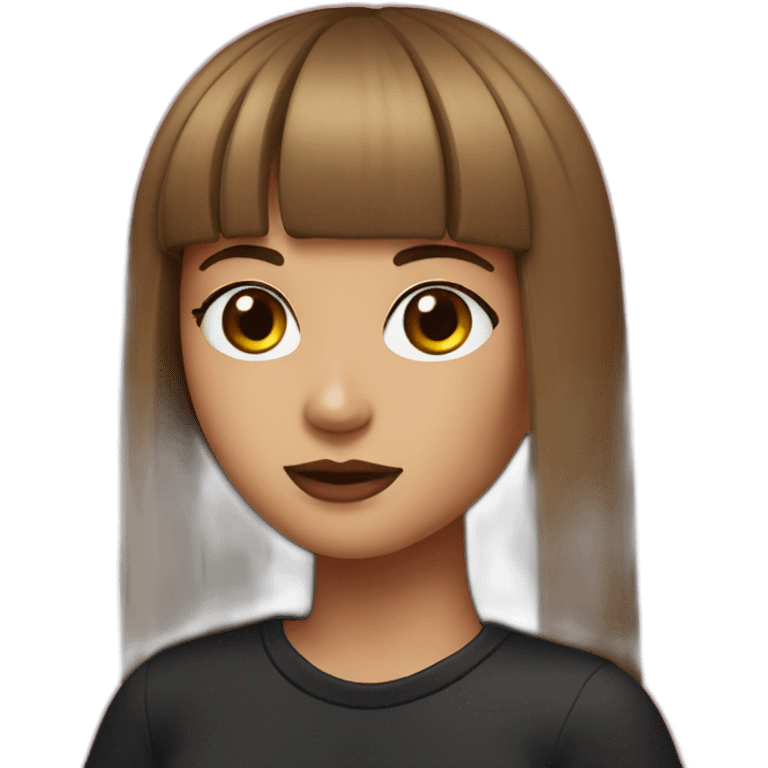 Lisa Black pink emoji