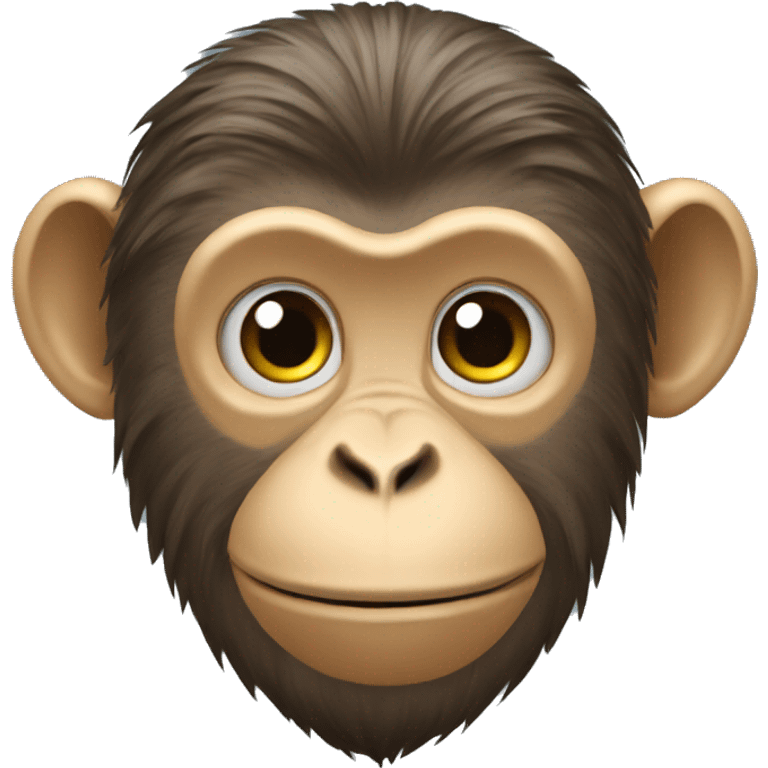 Ukrainian-Monkey. crested head, long whiskers  emoji