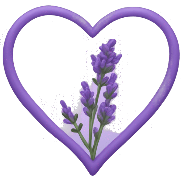 lavender heart emoji