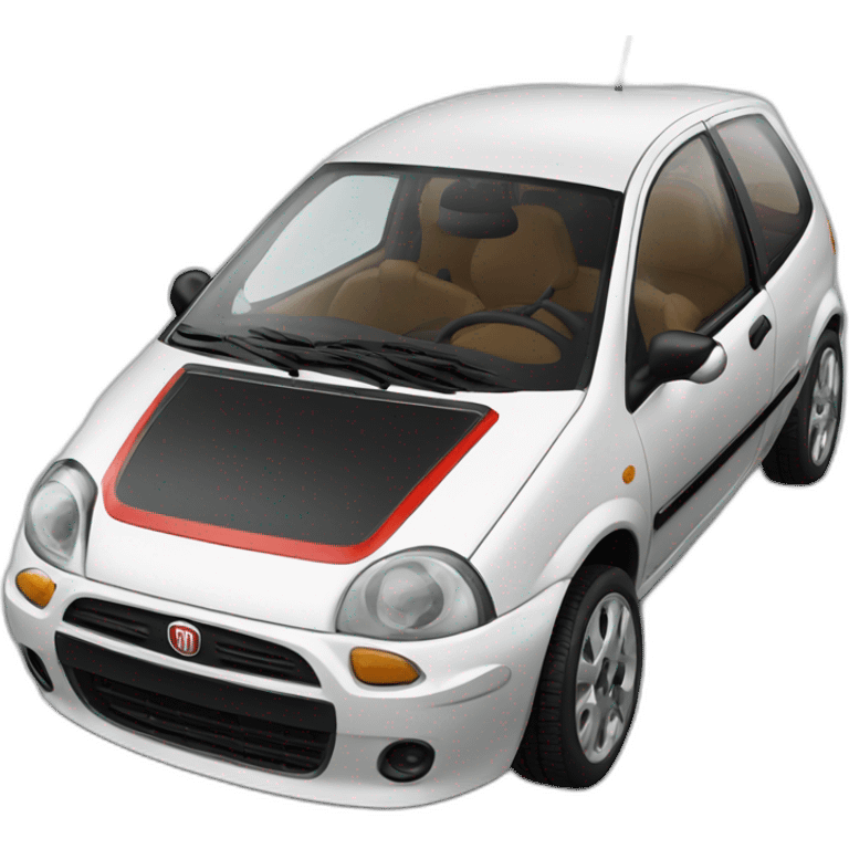 fiat punto like in the cars movie with eyes emoji