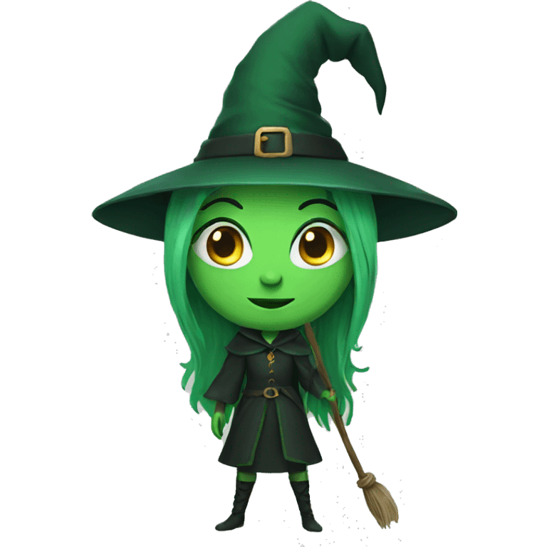 green witch emoji