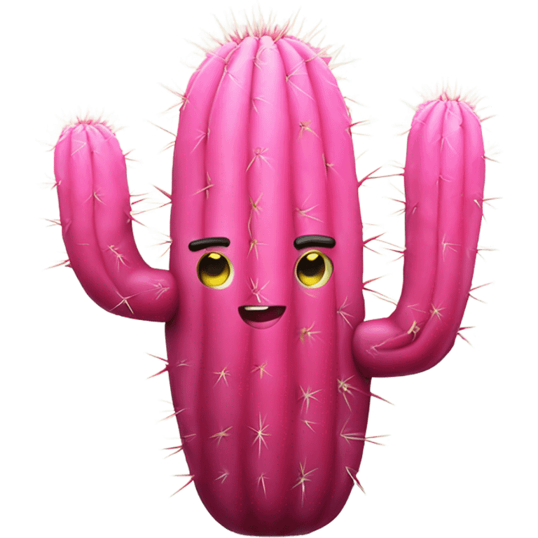 Pink kaktus emoji