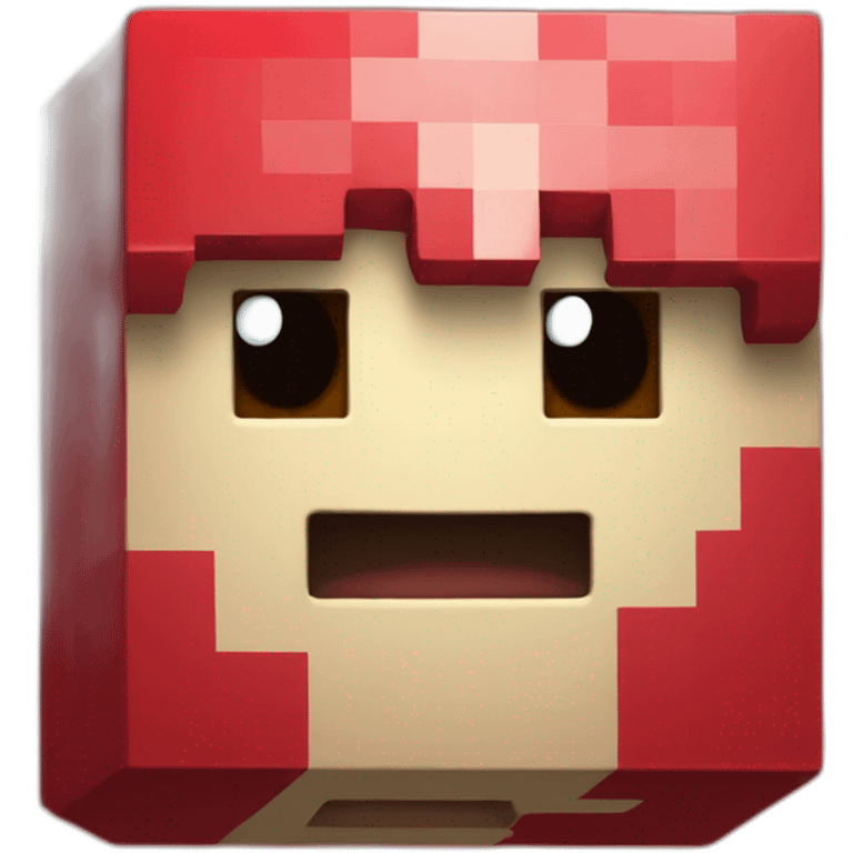 Red Minecraft Apple emoji