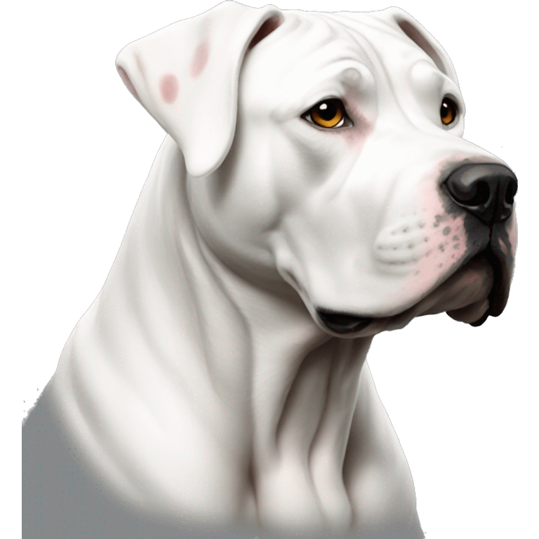 Dogo Argentino Dog Breed Full Body emoji