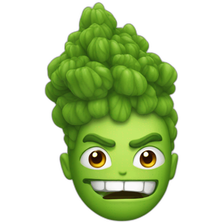 evil wasabi emoji