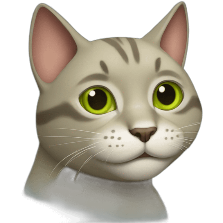 Cat Shrek emoji