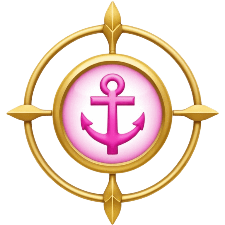 belief gold pink emoji