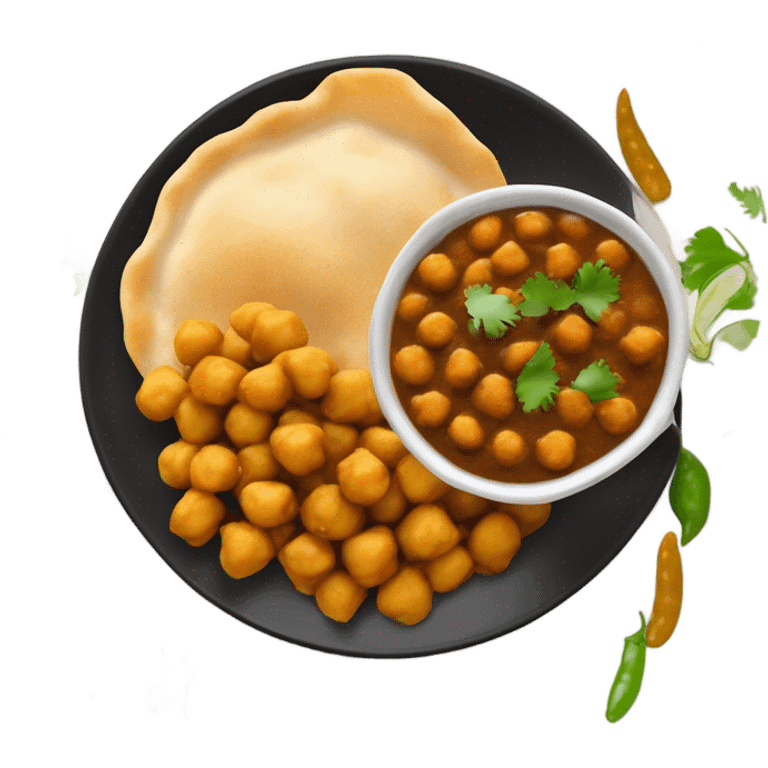 Chole Bhature  emoji