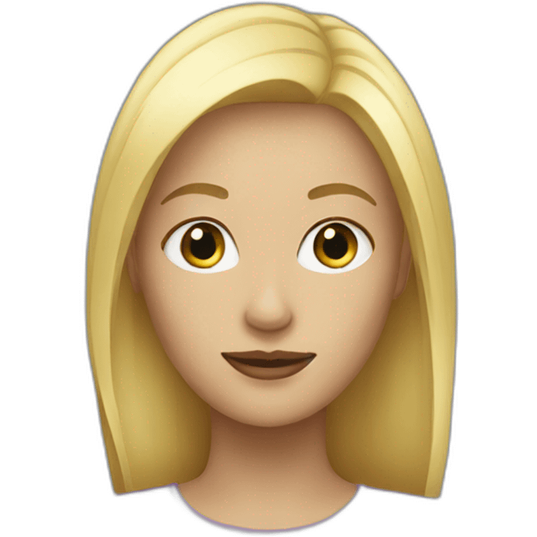 Blonde woman emoji