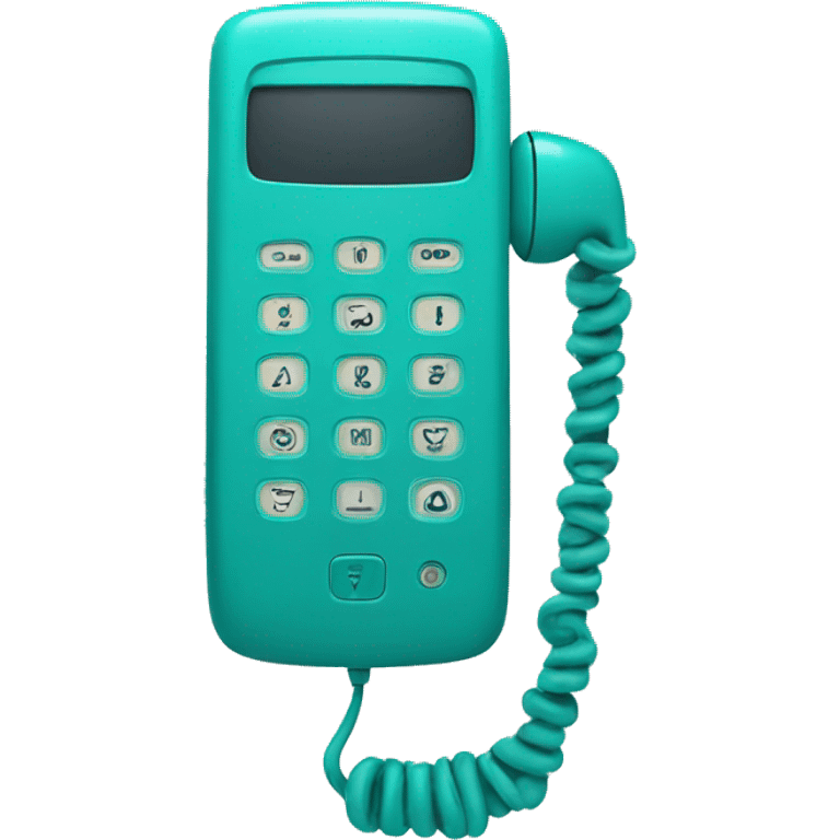 Teal Phone emoji