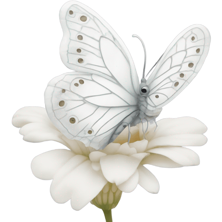 White butterfly emoji