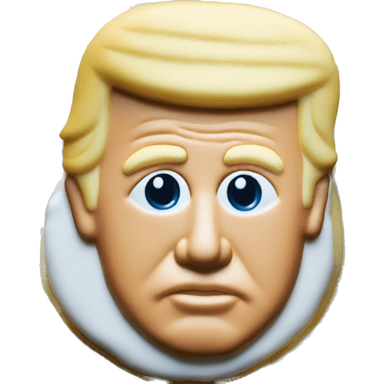 Donald Trump sugar cookie emoji