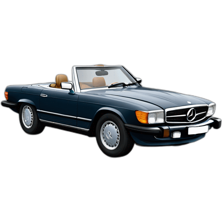 Mercedes SL 1980 emoji