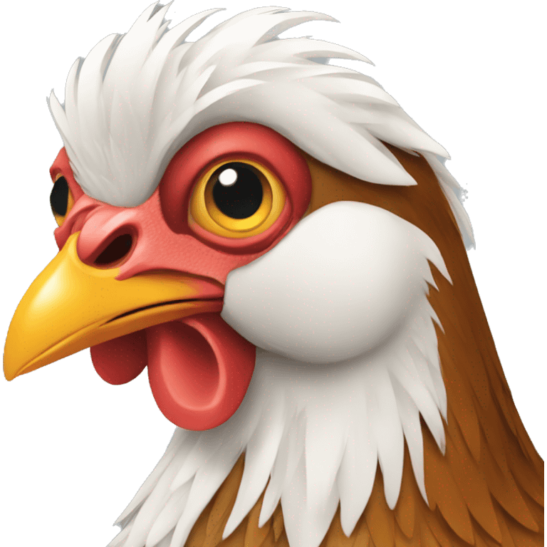 Poule mouiller emoji