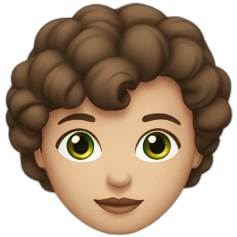 smoothbrownhair-greeneyes-portuguesegirl emoji