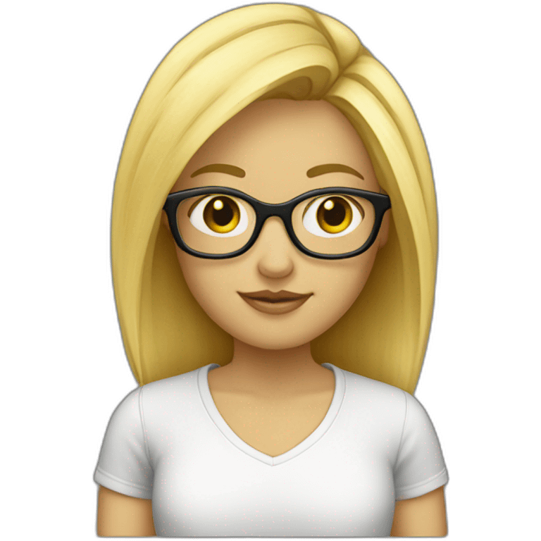 blonde-haired-girl-with-the-glases-What? emoji