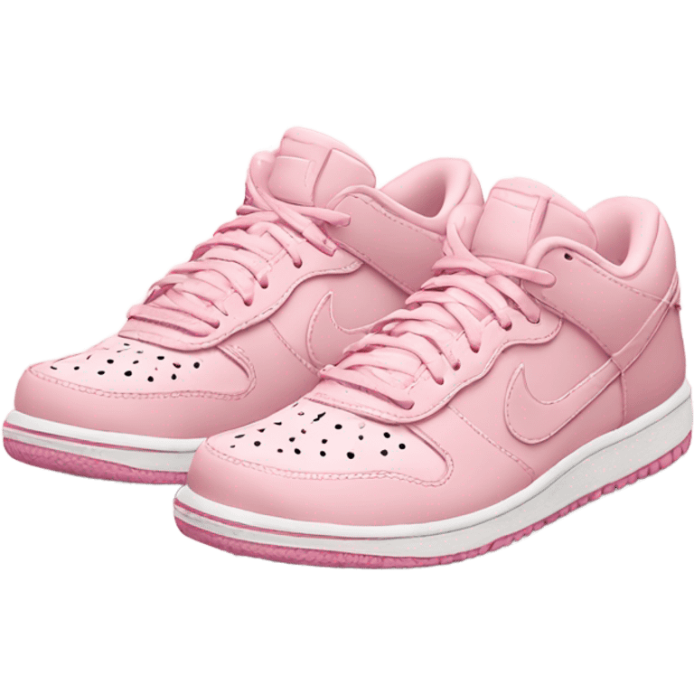 Light pink Nike shoes emoji