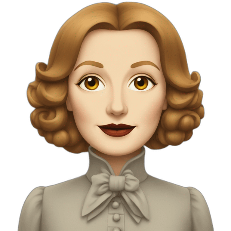 Greta Garbo emoji