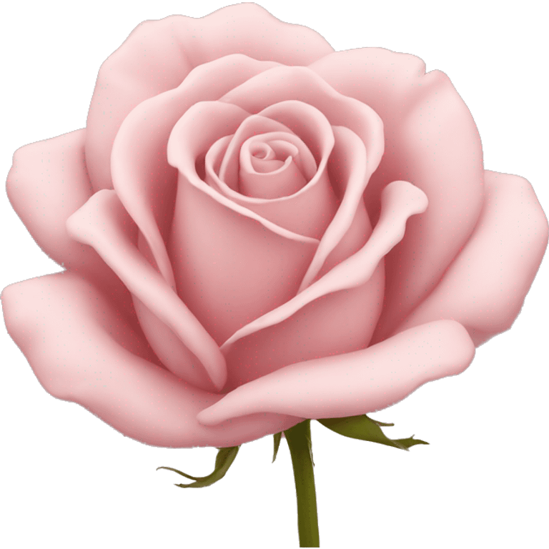 dried Pastel pink Rose  emoji