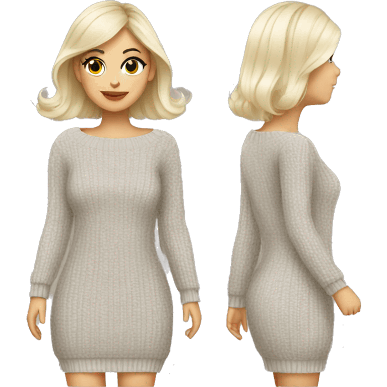 Sweater dress emoji