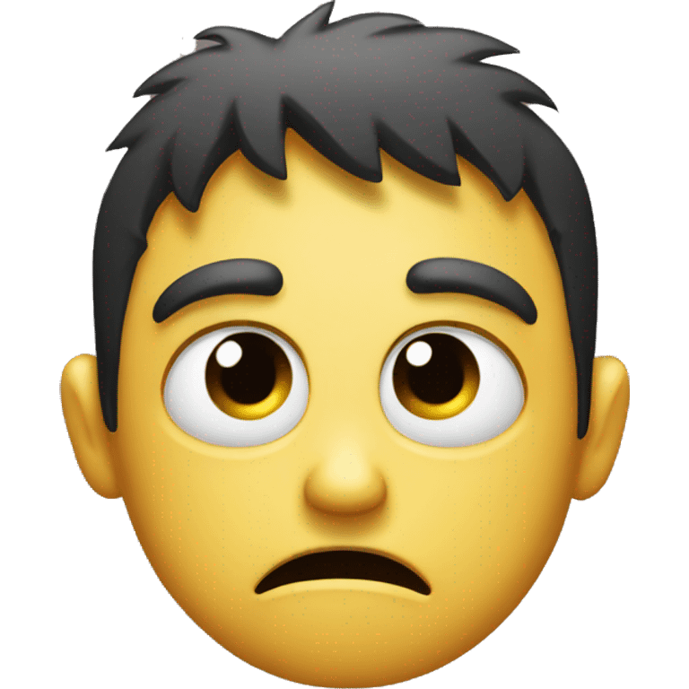 Angry sad face emoji