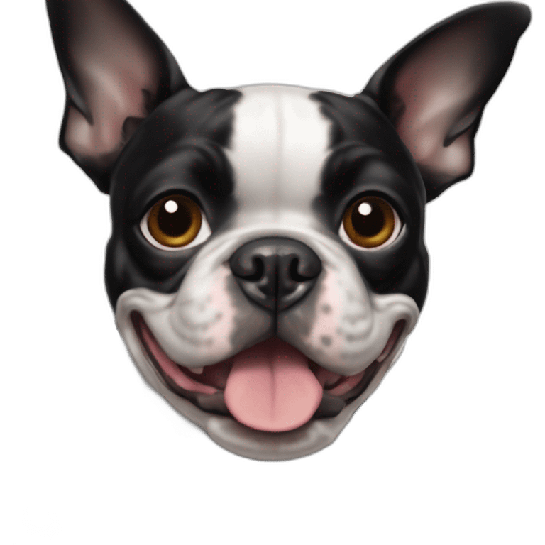 Chiens de type Boston terrier de 4 ans une femelle emoji