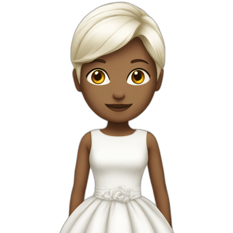 White dress emoji