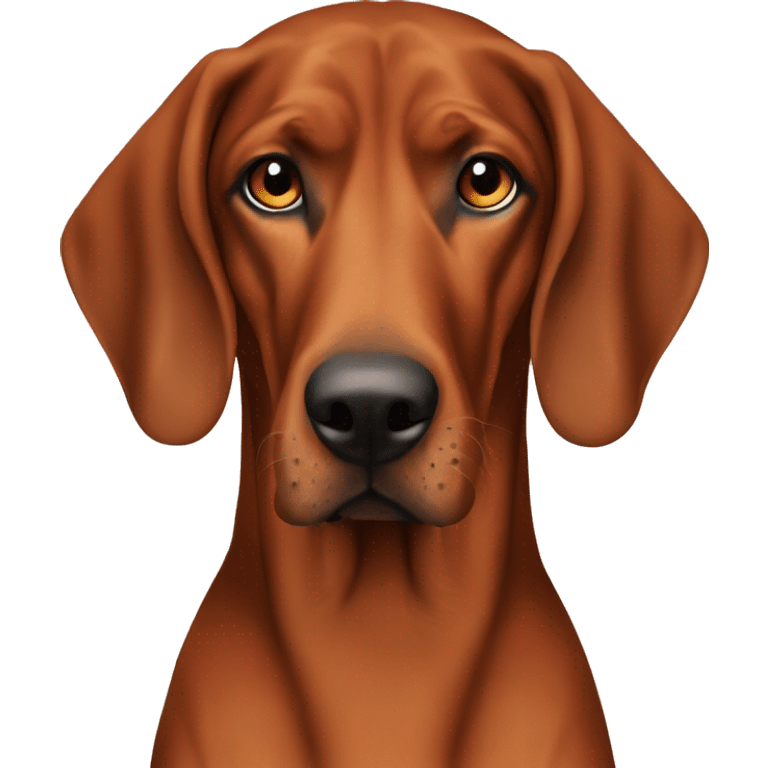 redbone coonhound with brown eyes  emoji