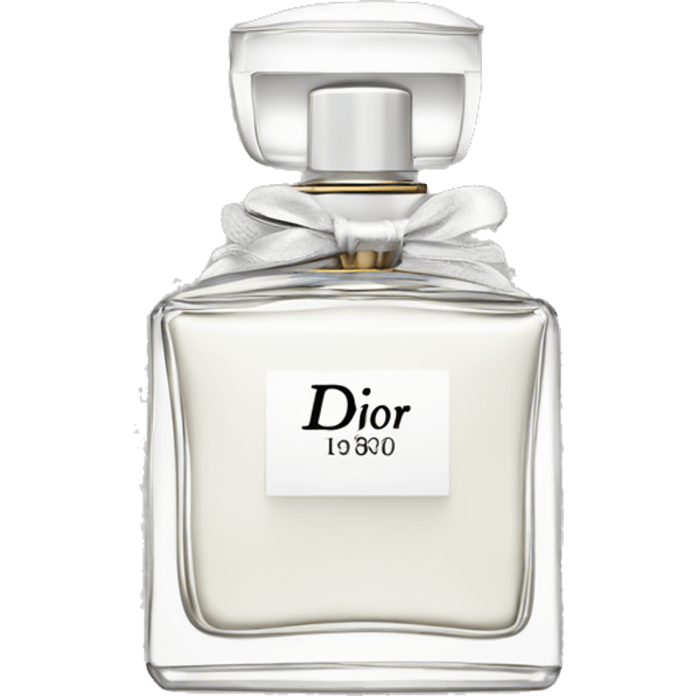 white Dior perfume bottle emoji