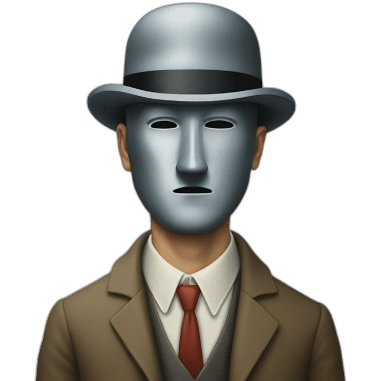 magritte The Son of Man emoji