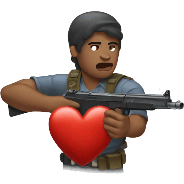 shooting heart emoji