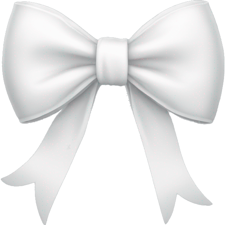 white bow emoji