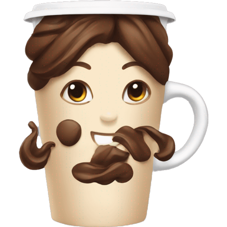 Coquette coffee  emoji