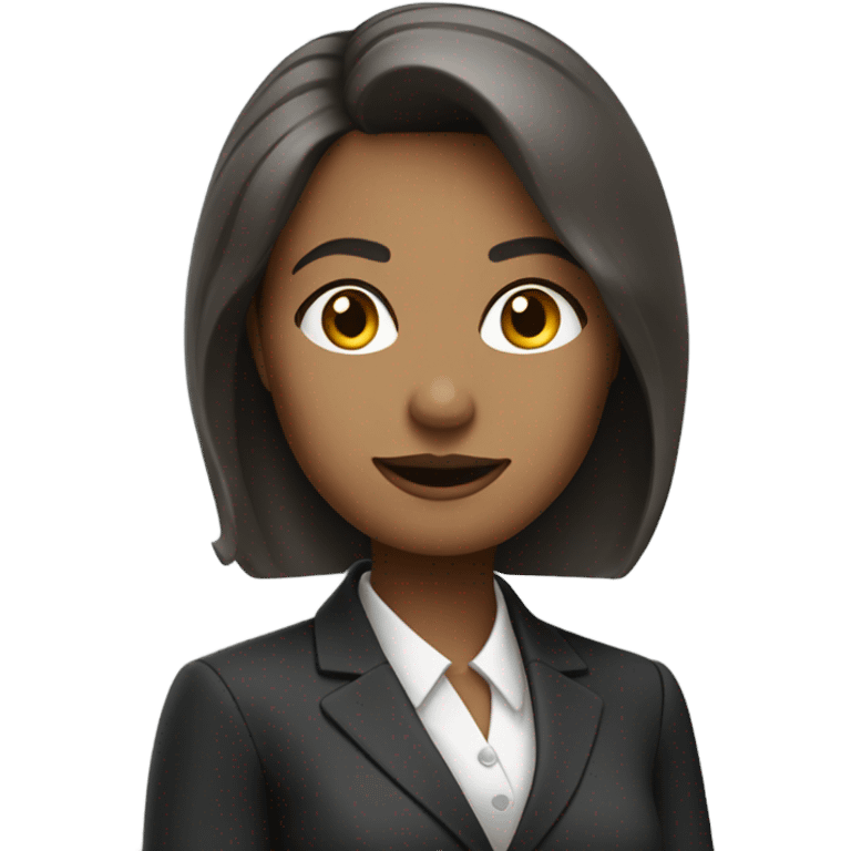 Female banker emoji