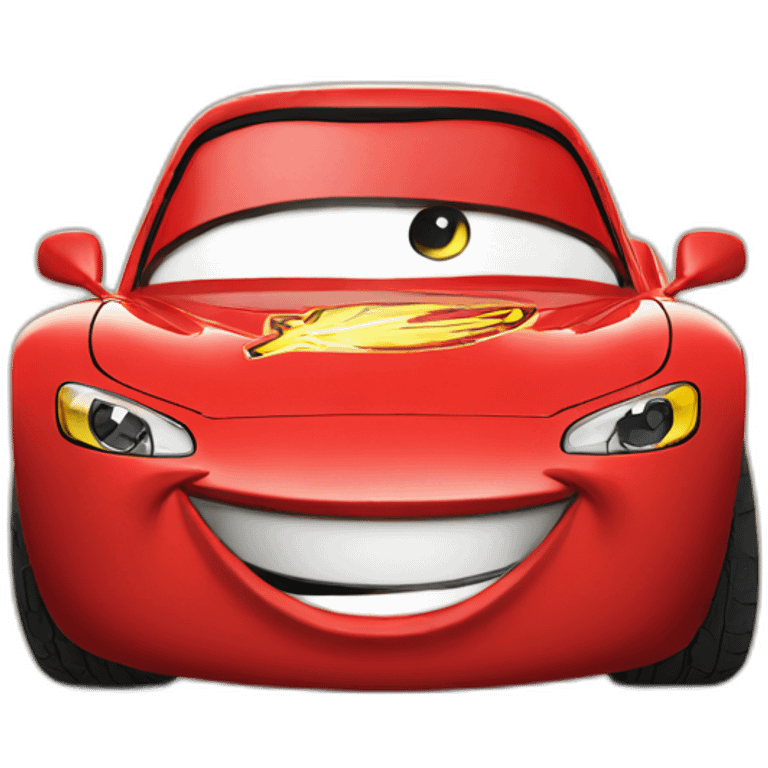 flash mcqueen laughing hard emoji