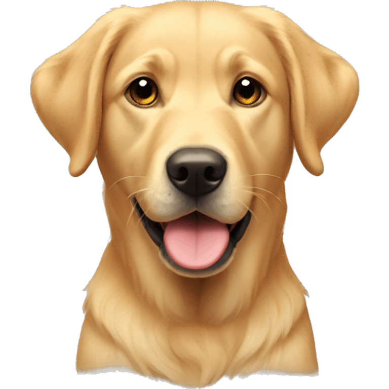 Golden retriever mixed lab emoji