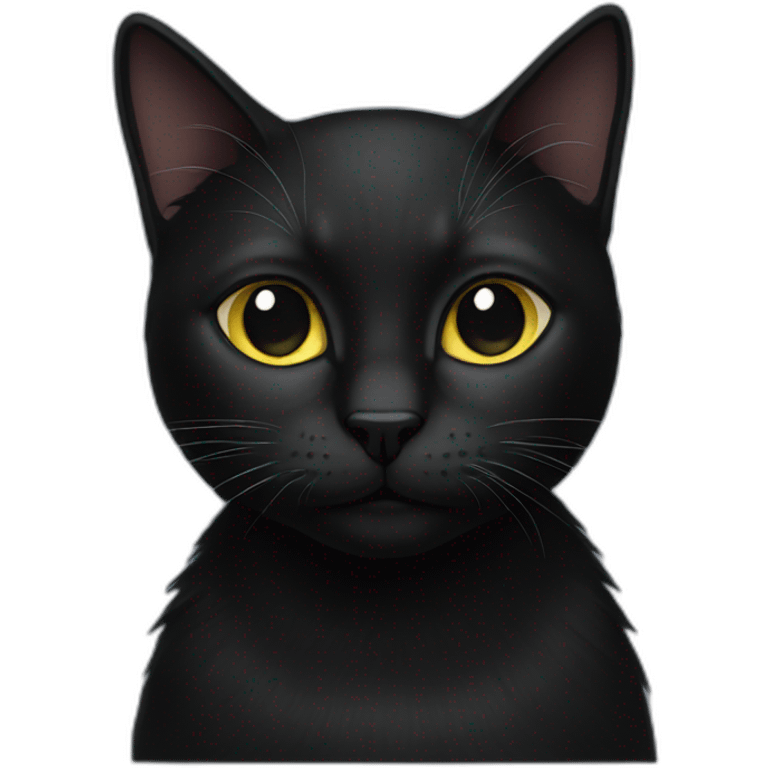 Black cat emoji