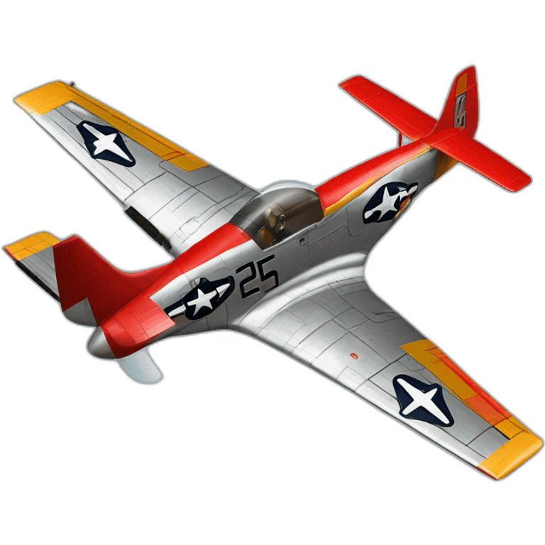 P51 mustang red tail emoji