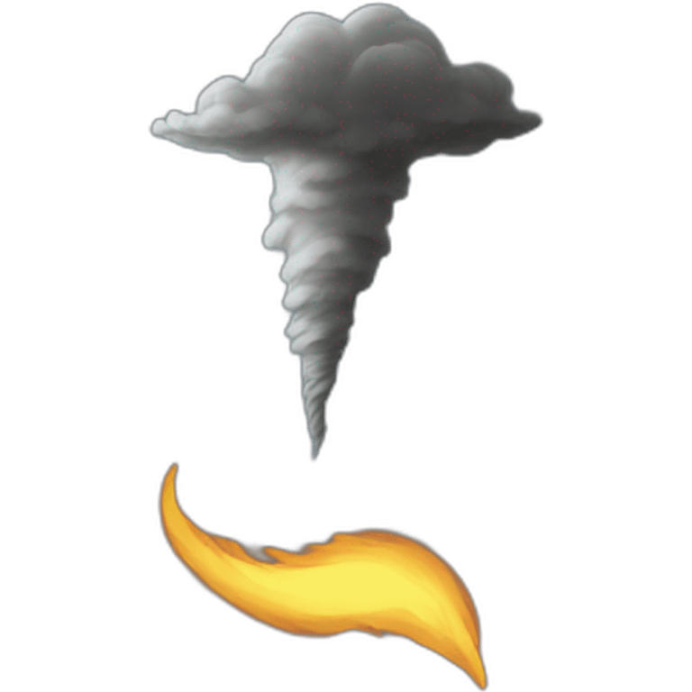 Tornade de feu emoji