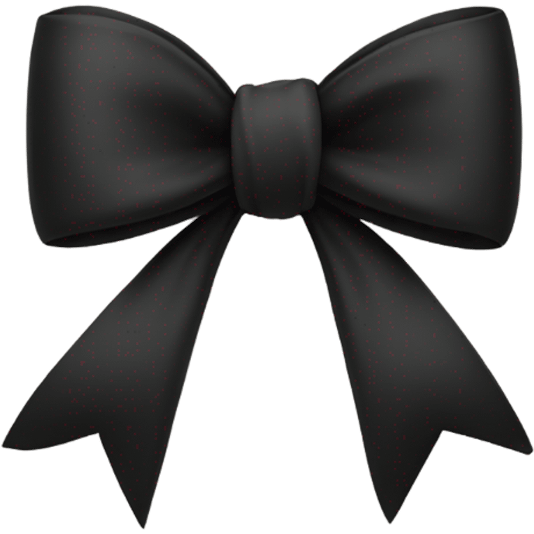 black bow emoji