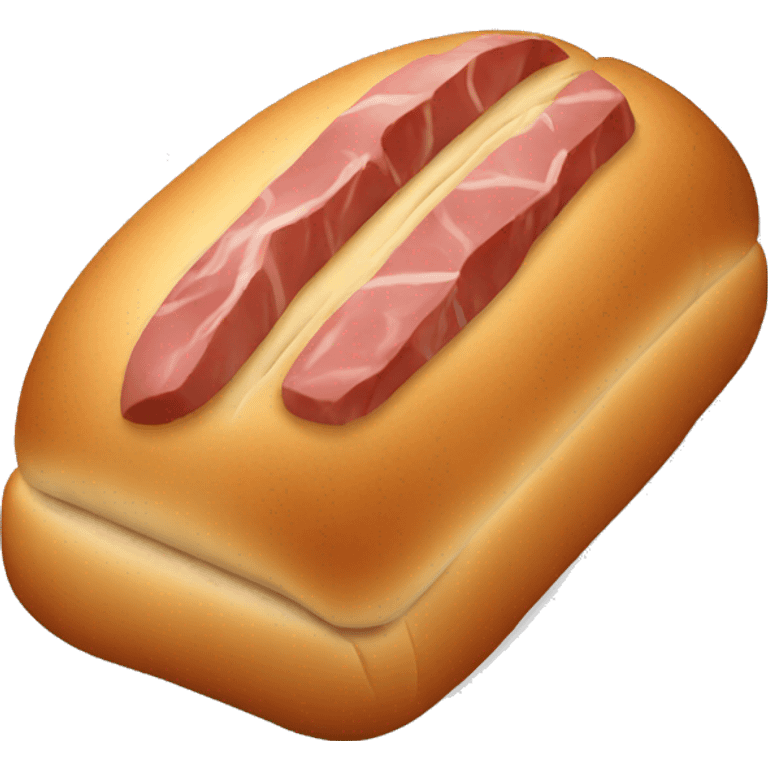 bread with meat emoji