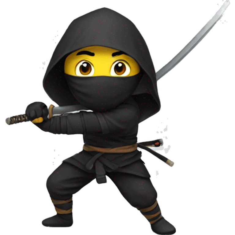 ninja with sward  emoji