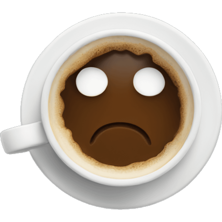 coffee with a disorder  emoji