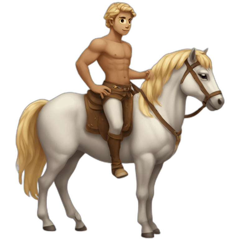 Male centaur full body emoji