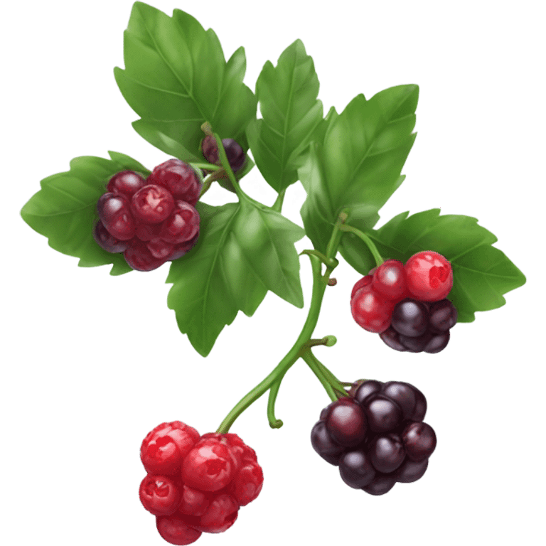 3 berries together  emoji