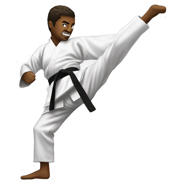 Karate kick emoji