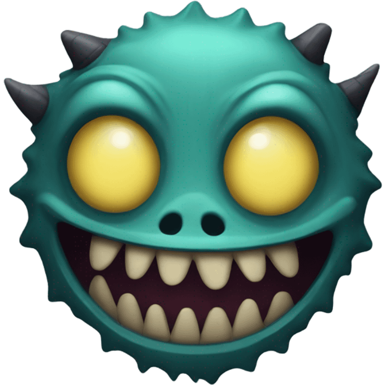 Scary monster emoji