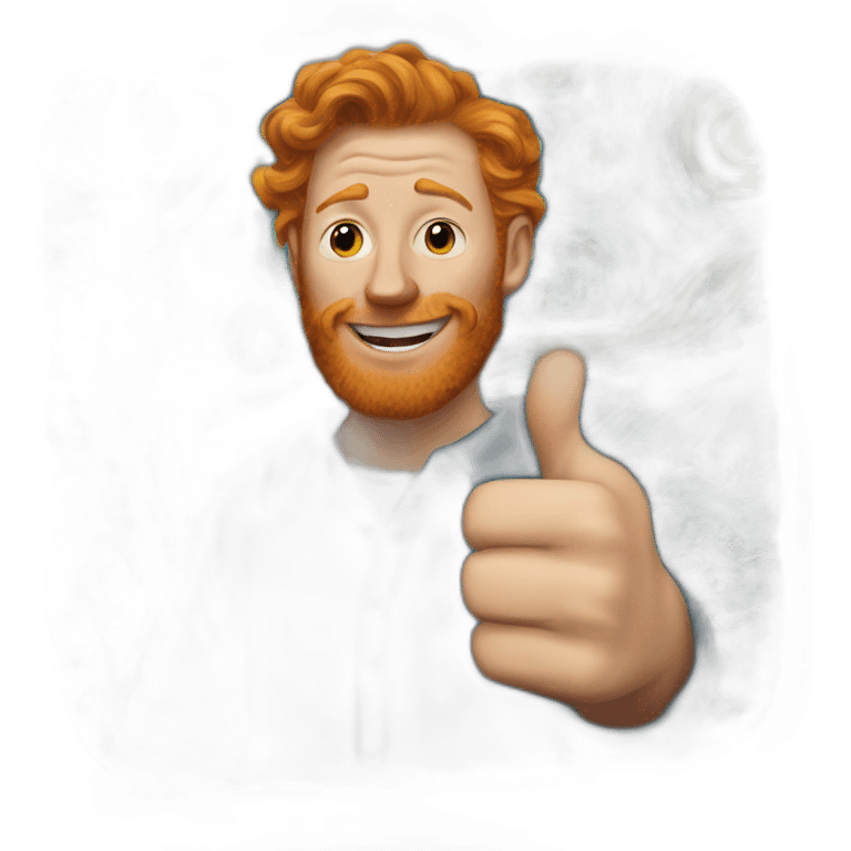 ginger van gough no ear thumbs up emoji