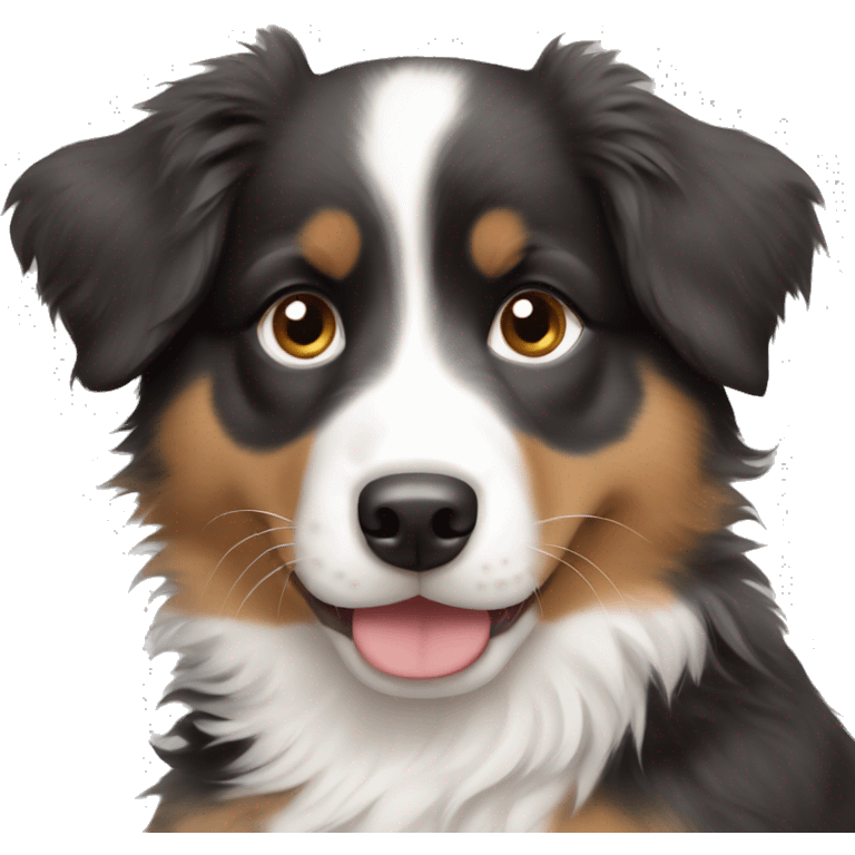 Australian shepherd puppy emoji